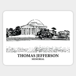 Thomas Jefferson Memorial Sticker